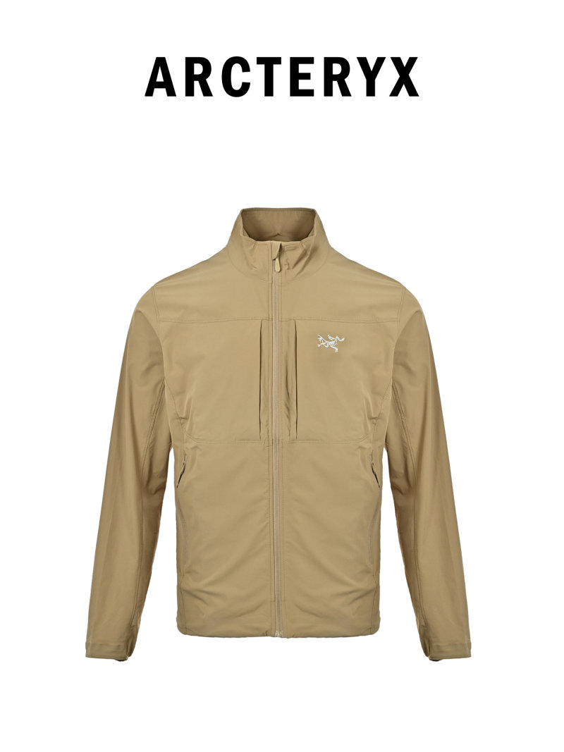 Arc'teryx Lightweight Windbreaker Jacket Khaki view