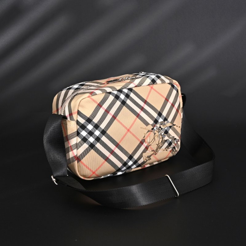 Burberry Vintage Check Camera Shoulder Bag