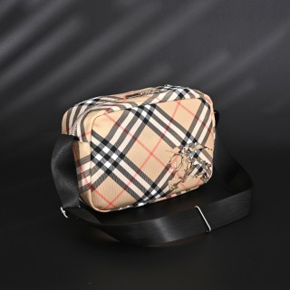 Burberry Vintage Check Camera Shoulder Bag