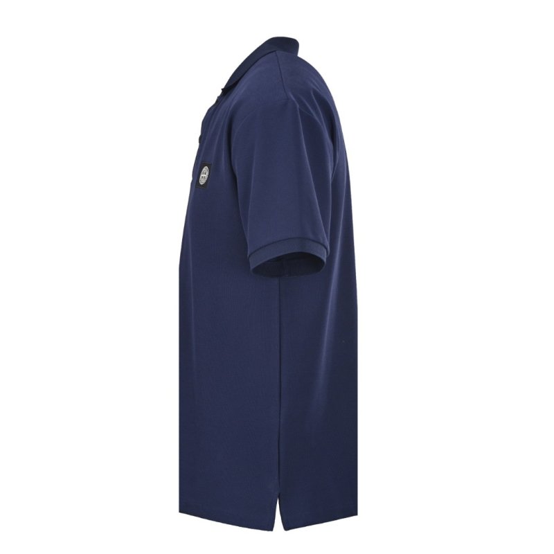 Stone Island Navy Short Sleeve Polo Shirt view