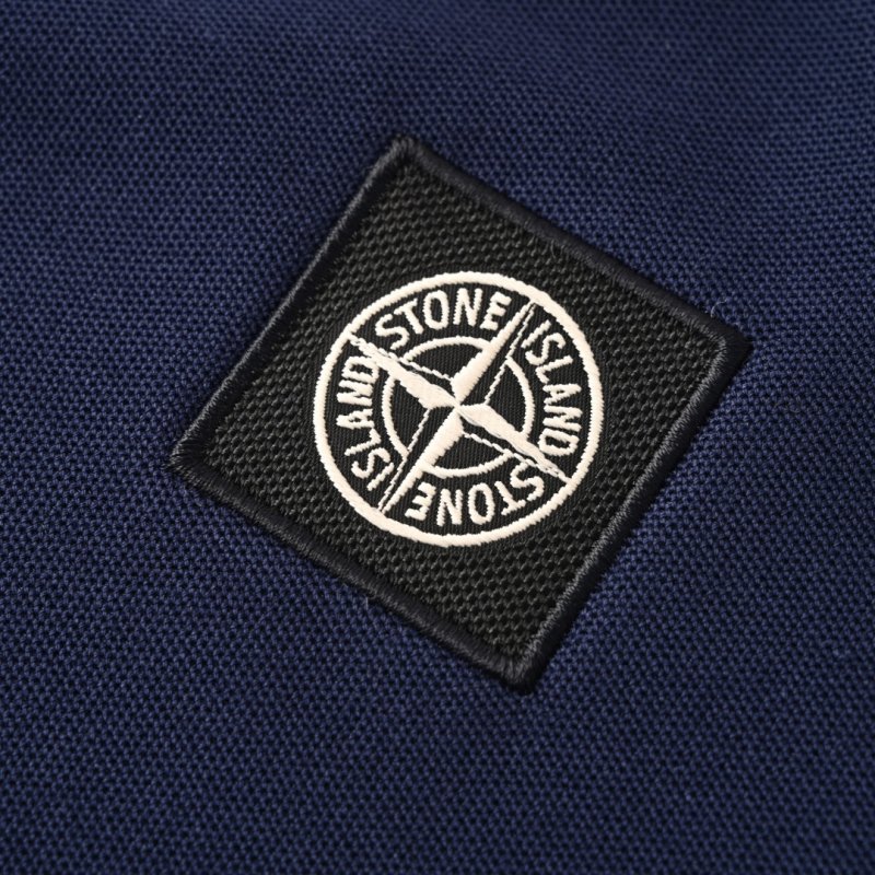 Stone Island Navy Short Sleeve Polo Shirt view