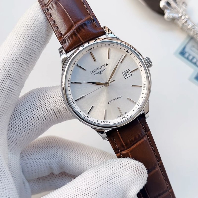 Longines Elegant Automatic Silver Dial Men's Watch 40mm