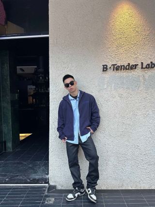 Navy Zip-Up Overshirt Jacket view 5