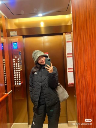 The North Face Black Puffer Jacket view 2