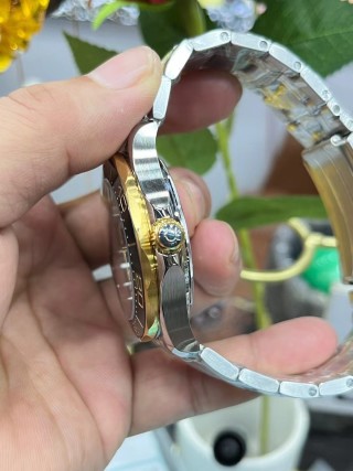 Omega Seamaster 300M Two-Tone Black Dial Watch view 6