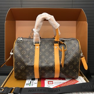 Louis Vuitton Keepall 35 Monogram Travel Bag view 3