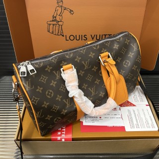 Louis Vuitton Keepall 35 Monogram Travel Bag view 4