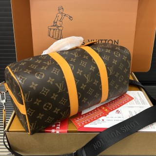 Louis Vuitton Keepall 35 Monogram Travel Bag view 5