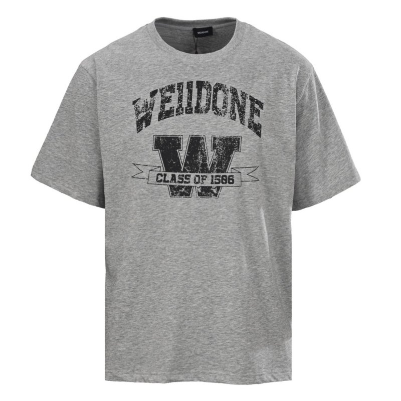 Grey Vintage Graphic Short Sleeve T-Shirt view