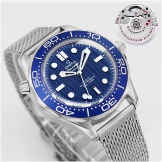 Omega Seamaster Diver 300M Blue Dial Steel Watch view 4