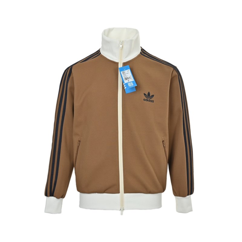 Adidas Originals Trefoil Track Jacket Camel Stripe