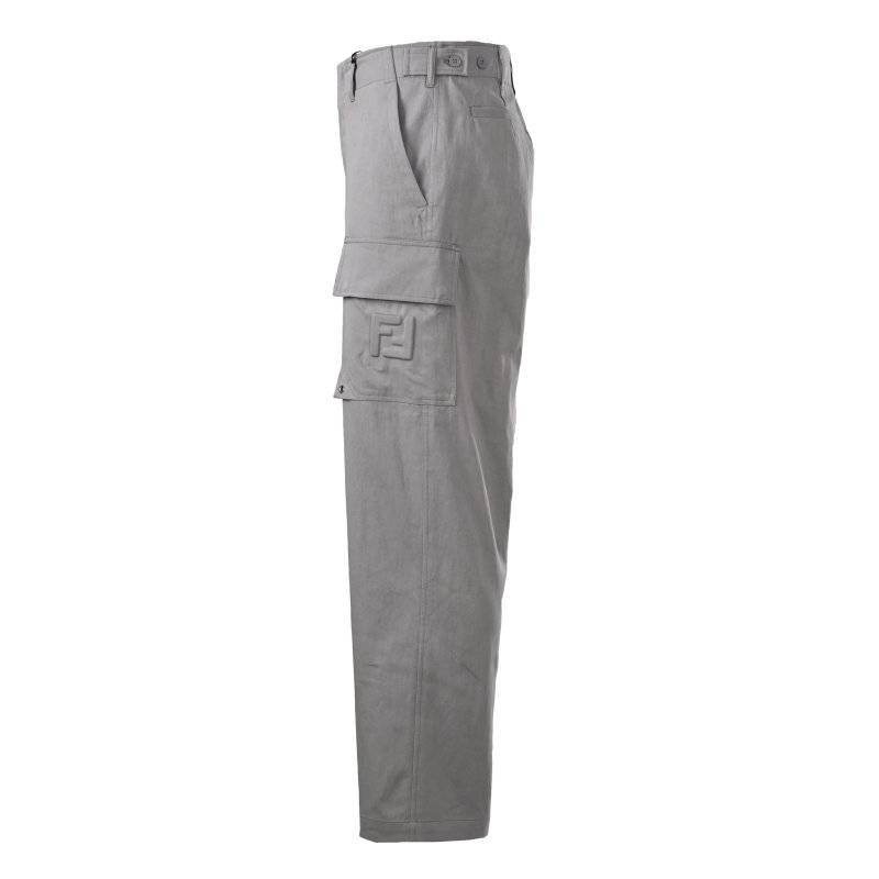 Fendi Grey Monogram Relaxed Fit Pants view