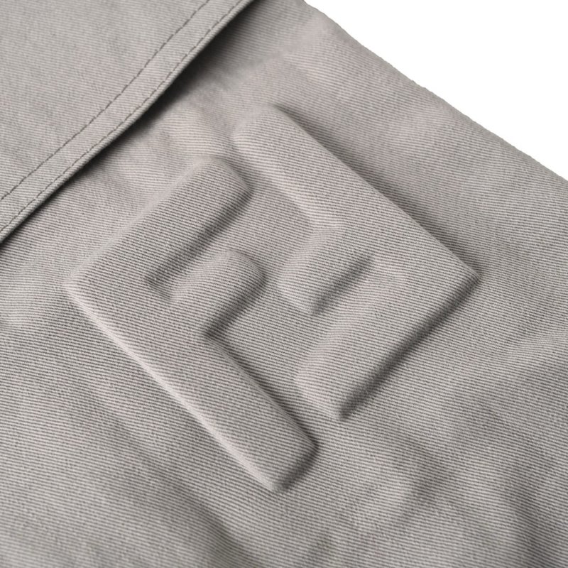 Fendi Grey Monogram Relaxed Fit Pants view