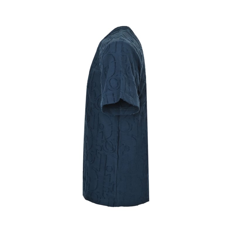 Navy Blue Oversized Short Sleeve T-Shirt view