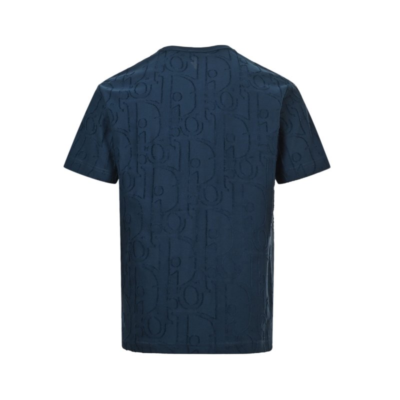Navy Blue Oversized Short Sleeve T-Shirt view