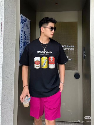 Balenciaga Candle Holder Black T-Shirt view 2