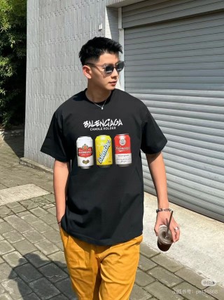 Balenciaga Candle Holder Black T-Shirt view 3
