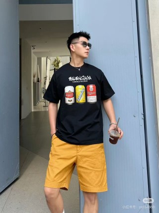 Balenciaga Candle Holder Black T-Shirt view 5