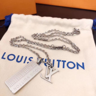 Louis Vuitton LV Sound Keyboard Piano Pendant Necklace Silver view 2