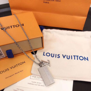 Louis Vuitton LV Sound Keyboard Piano Pendant Necklace Silver view 3