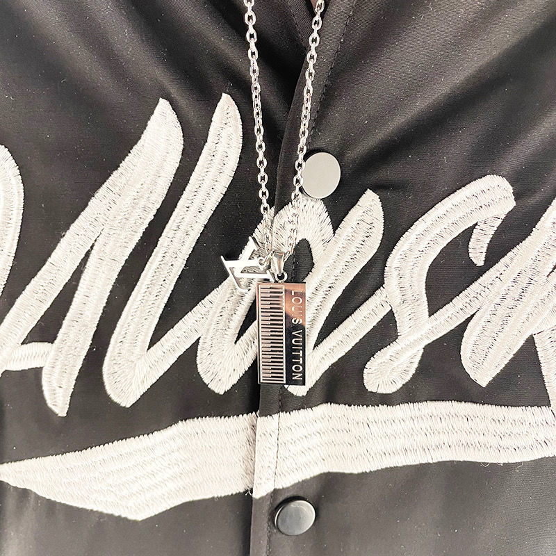 Louis Vuitton LV Sound Keyboard Piano Pendant Necklace Silver view