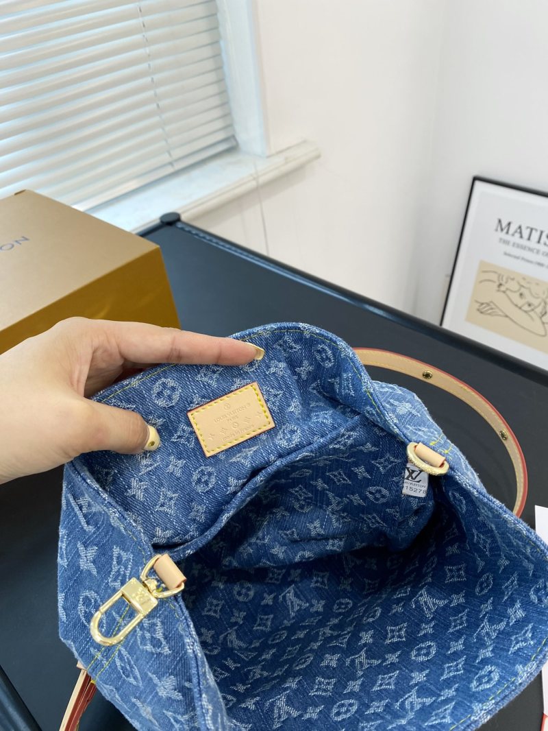 Louis Vuitton Monogram Denim Backpack Blue view