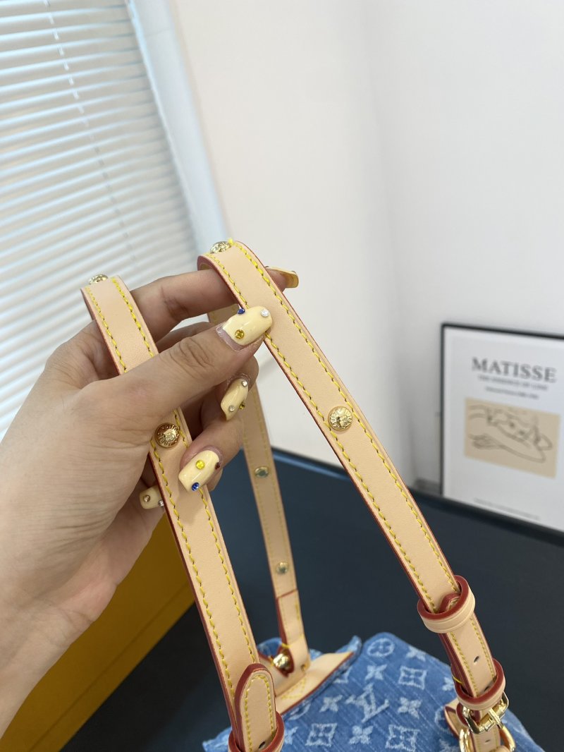Louis Vuitton Monogram Denim Backpack Blue view