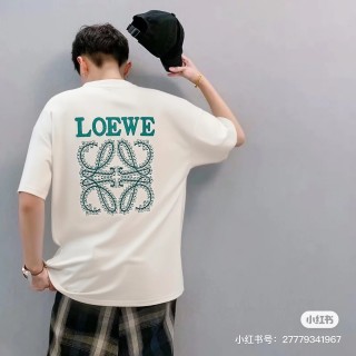 Loewe Anagram Print Cream T-Shirt view 1