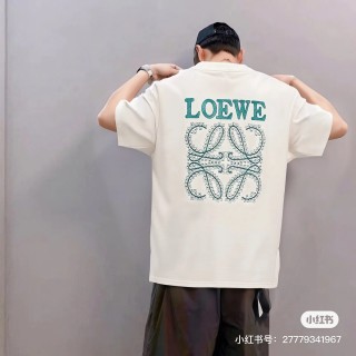 Loewe Anagram Print Cream T-Shirt view 2