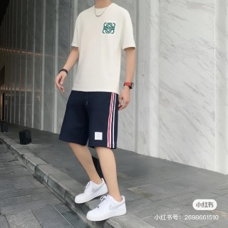 Loewe Anagram Print Cream T-Shirt view 4
