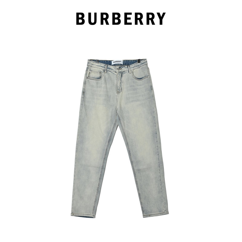 Light Wash Straight Leg Denim Jeans view