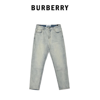 Light Wash Straight Leg Denim Jeans view 11