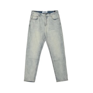Light Wash Straight Leg Denim Jeans view 13