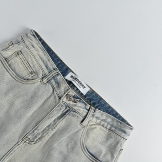 Light Wash Straight Leg Denim Jeans view 15