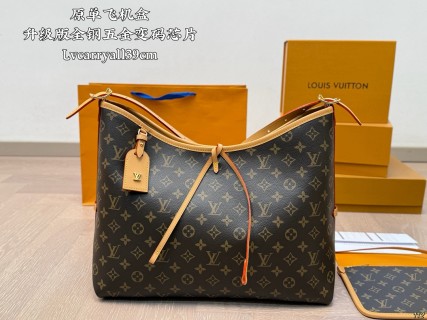 Louis Vuitton Carryall Monogram Canvas Shoulder Bag view 1