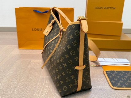 Louis Vuitton Carryall Monogram Canvas Shoulder Bag view 2