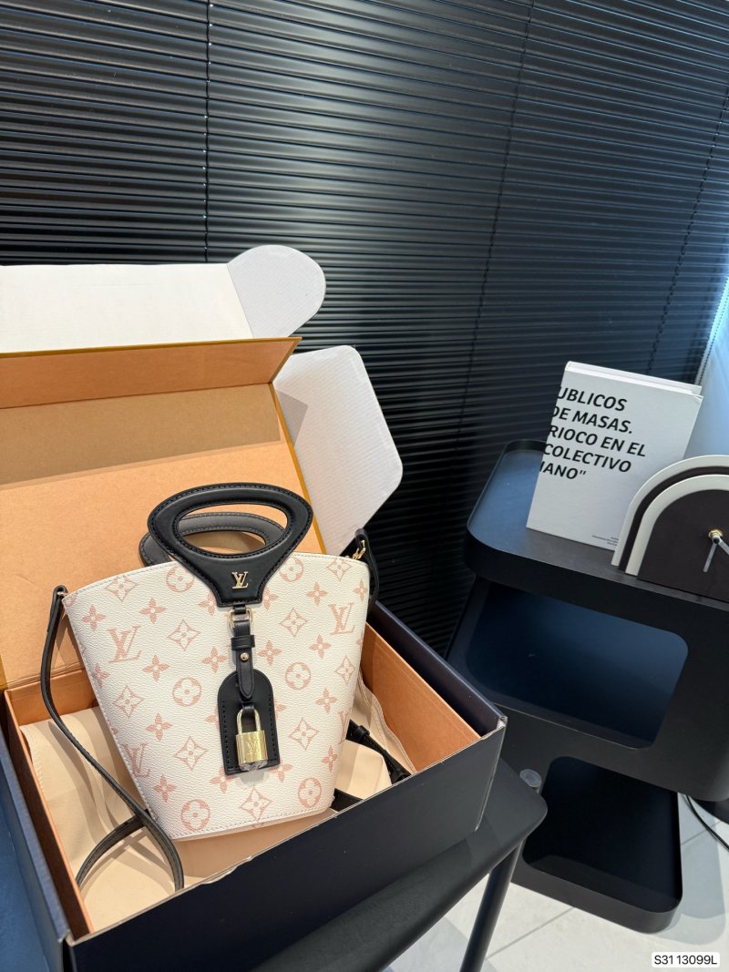 Louis Vuitton Monogram Canvas Bucket Bag Cream view