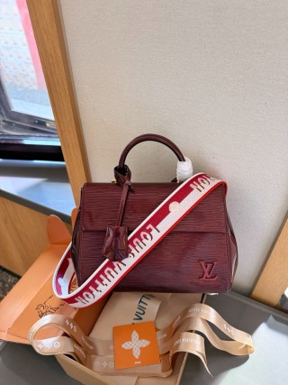 Louis Vuitton Cluny BB Epi Leather Shoulder Bag - Burgundy view 1