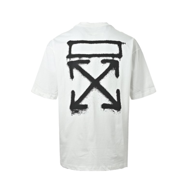 White Graphic Print Short Sleeve T-Shirt view