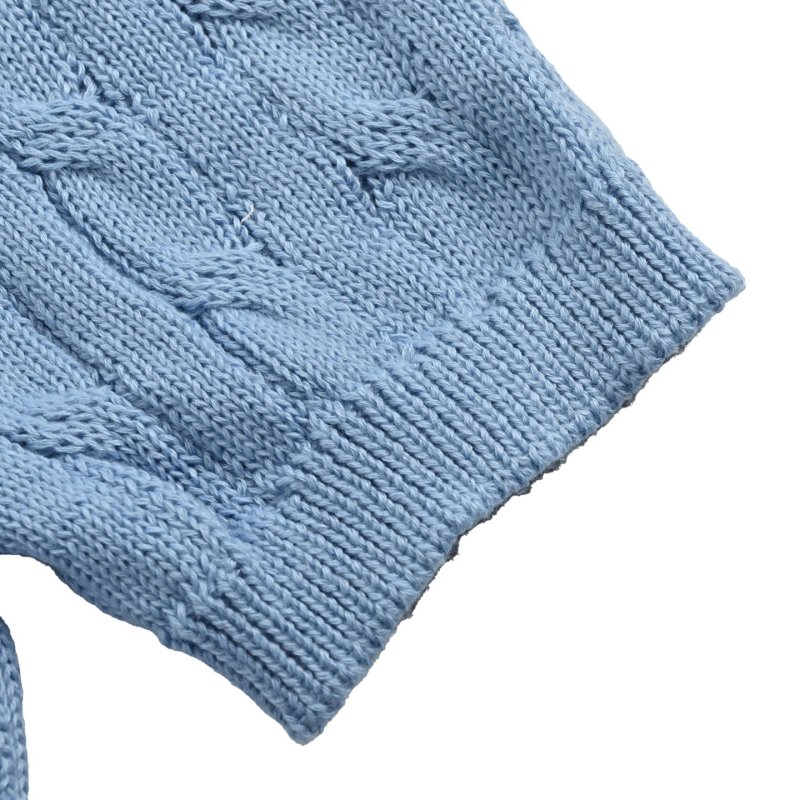 Light Blue Ribbed Short Sleeve T-Shirt view