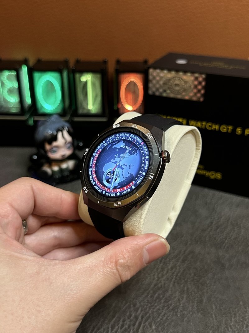 Huawei GT5 Pro Black Smartwatch with Three-Strap Bundle