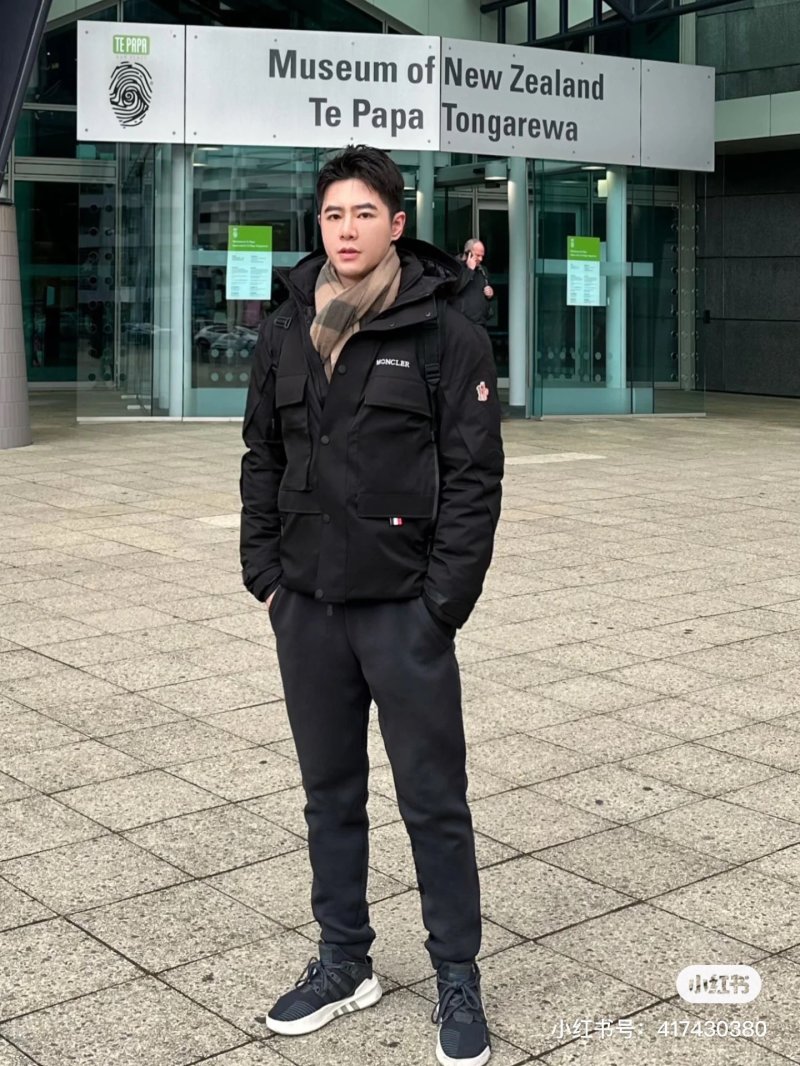 Moncler Black Down Puffer Jacket