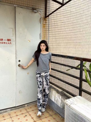 Louis Vuitton Monogram Patchwork Track Pants Navy White view 5