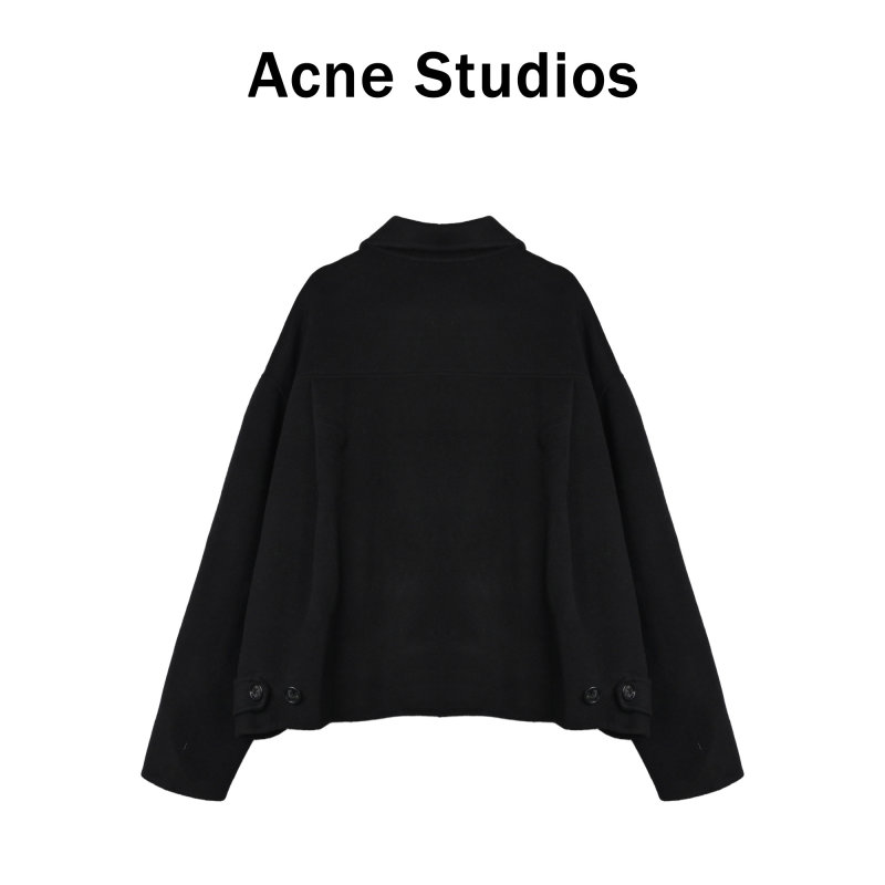 Stone Island Black Wool Overshirt Jacket view