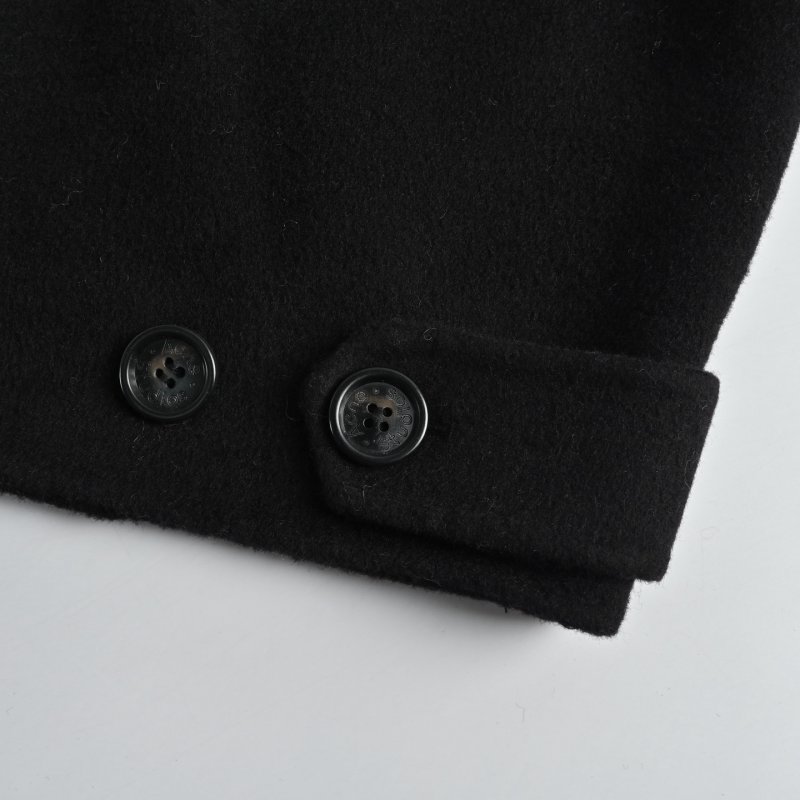 Stone Island Black Wool Overshirt Jacket view