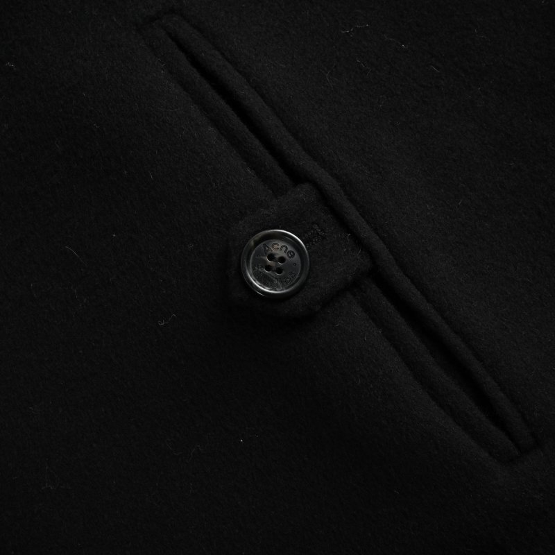 Stone Island Black Wool Overshirt Jacket view