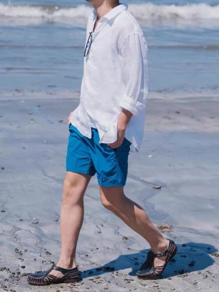 Nike Blue Nylon Cargo Shorts