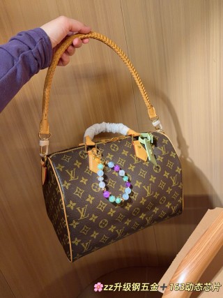 Louis Vuitton Speedy 30 Monogram Canvas Pillow Bag view 3