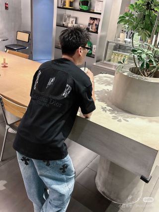 Chrome Hearts Black Short Sleeve T-Shirt view 5