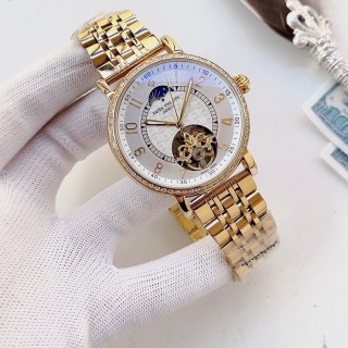 Patek Philippe Grand Complications Gold Diamond Bezel Watch